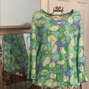 Talbots Relaxed Floral Top